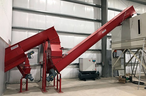 Dust Extraction and transport augers