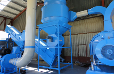 Filter, Rotary Valve & Suction Fan