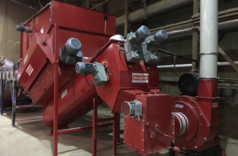 SBB1800 with twin augers & hammer mill