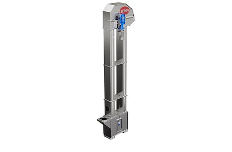 Elevator with gear motor drive